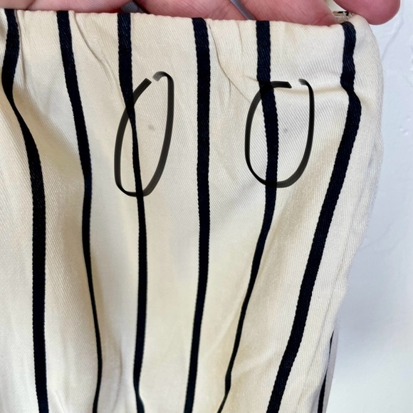 Bebe Twill Stripe Balloon Sleeve 2 Piece Bolero Set - Picture 13 of 14